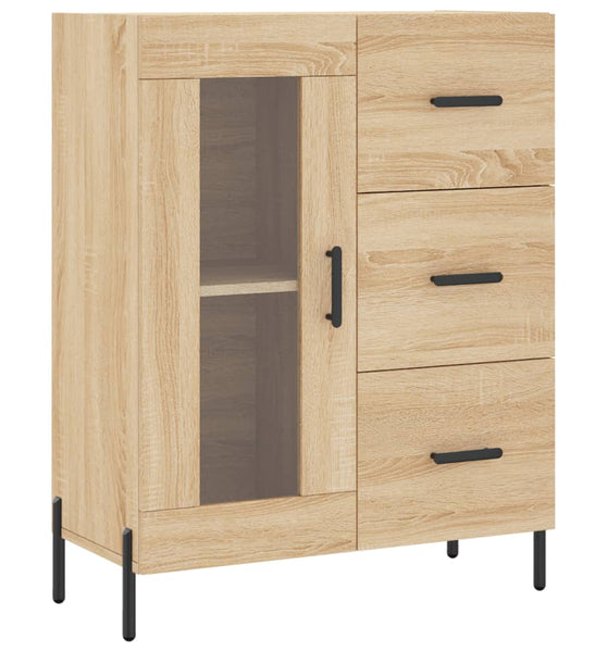 Sideboard Sonoma-Eiche 69,5x34x90 cm Holzwerkstoff