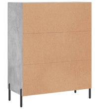 Sideboard Betongrau 69,5x34x90 cm Holzwerkstoff