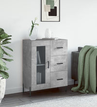 Sideboard Betongrau 69,5x34x90 cm Holzwerkstoff