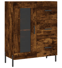 Sideboard Räuchereiche 69,5x34x90 cm Holzwerkstoff