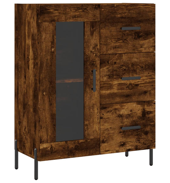 Sideboard Räuchereiche 69,5x34x90 cm Holzwerkstoff