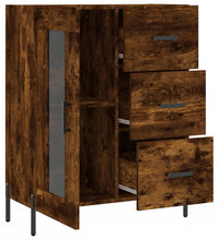 Sideboard Räuchereiche 69,5x34x90 cm Holzwerkstoff