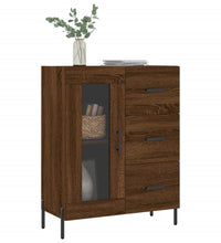 Sideboard Braun Eichen-Optik 69,5x34x90 cm Holzwerkstoff