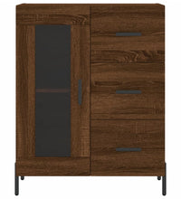 Sideboard Braun Eichen-Optik 69,5x34x90 cm Holzwerkstoff