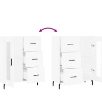 Sideboard Weiß 69,5x34x90 cm Holzwerkstoff