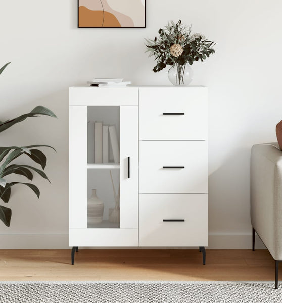 Sideboard Weiß 69,5x34x90 cm Holzwerkstoff