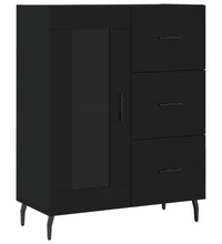 Sideboard Schwarz 69,5x34x90 cm Holzwerkstoff