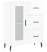 Sideboard Hochglanz-Weiß 69,5x34x90 cm Holzwerkstoff