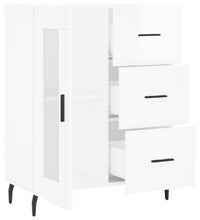 Sideboard Hochglanz-Weiß 69,5x34x90 cm Holzwerkstoff