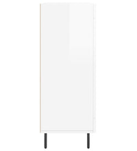 Sideboard Hochglanz-Weiß 69,5x34x90 cm Holzwerkstoff