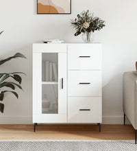 Sideboard Hochglanz-Weiß 69,5x34x90 cm Holzwerkstoff