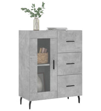 Sideboard Betongrau 69,5x34x90 cm Holzwerkstoff