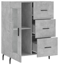 Sideboard Betongrau 69,5x34x90 cm Holzwerkstoff