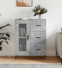 Sideboard Betongrau 69,5x34x90 cm Holzwerkstoff