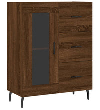 Sideboard Braun Eichen-Optik 69,5x34x90 cm Holzwerkstoff