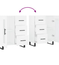 Sideboard Weiß 69,5x34x90 cm Holzwerkstoff