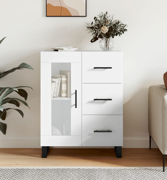 Sideboard Weiß 69,5x34x90 cm Holzwerkstoff
