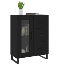 Sideboard Schwarz 69,5x34x90 cm Holzwerkstoff