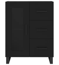 Sideboard Schwarz 69,5x34x90 cm Holzwerkstoff