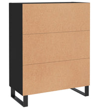 Sideboard Schwarz 69,5x34x90 cm Holzwerkstoff