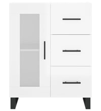 Sideboard Hochglanz-Weiß 69,5x34x90 cm Holzwerkstoff