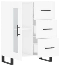 Sideboard Hochglanz-Weiß 69,5x34x90 cm Holzwerkstoff