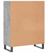 Regalschrank Betongrau 69,5x32,5x90 cm Holzwerkstoff