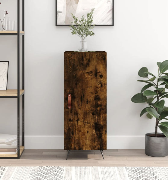 Sideboard Räuchereiche 34,5x34x90 cm Holzwerkstoff