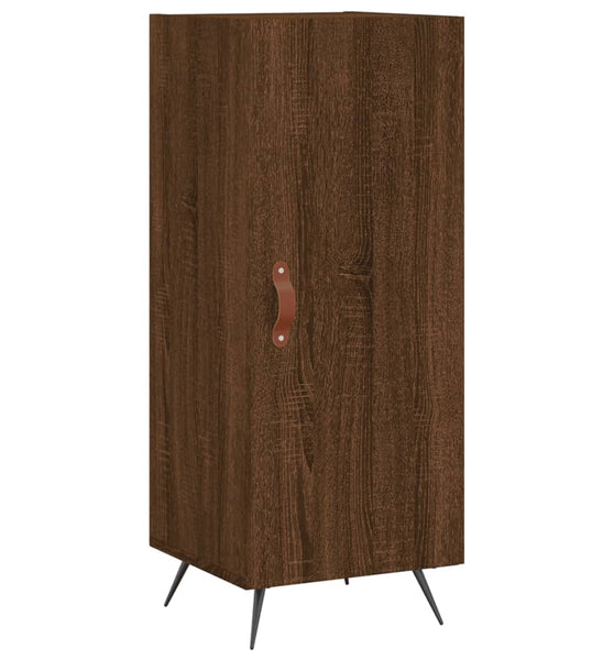 Sideboard Braun Eichen-Optik 34,5x34x90 cm Holzwerkstoff