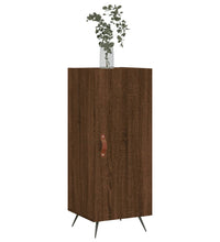 Sideboard Braun Eichen-Optik 34,5x34x90 cm Holzwerkstoff