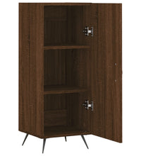 Sideboard Braun Eichen-Optik 34,5x34x90 cm Holzwerkstoff