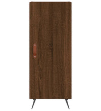 Sideboard Braun Eichen-Optik 34,5x34x90 cm Holzwerkstoff