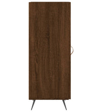 Sideboard Braun Eichen-Optik 34,5x34x90 cm Holzwerkstoff