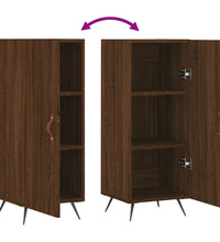 Sideboard Braun Eichen-Optik 34,5x34x90 cm Holzwerkstoff