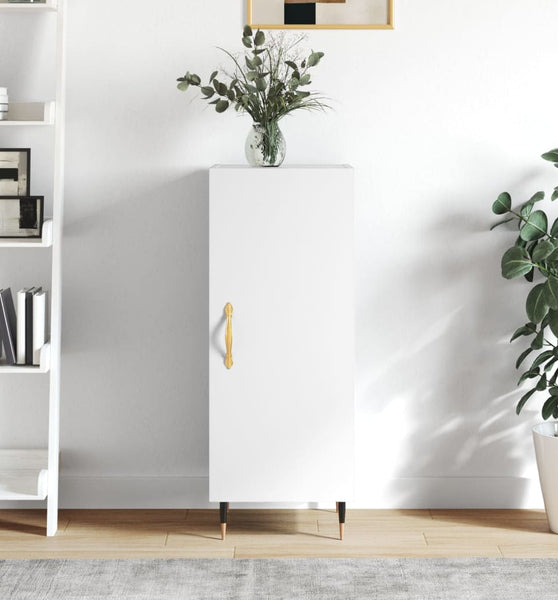 Sideboard Weiß 34,5x34x90 cm Holzwerkstoff