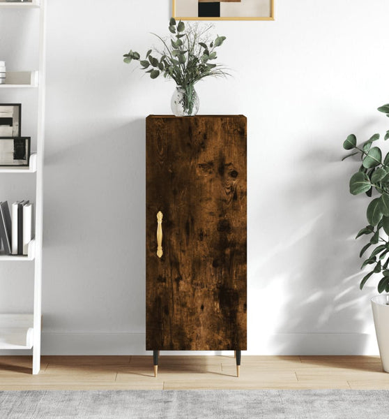 Sideboard Räuchereiche 34,5x34x90 cm Holzwerkstoff