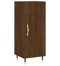 Sideboard Braun Eichen-Optik 34,5x34x90 cm Holzwerkstoff