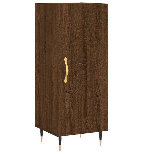 Sideboard Braun Eichen-Optik 34,5x34x90 cm Holzwerkstoff