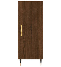 Sideboard Braun Eichen-Optik 34,5x34x90 cm Holzwerkstoff