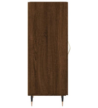 Sideboard Braun Eichen-Optik 34,5x34x90 cm Holzwerkstoff