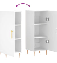 Sideboard Weiß 34,5x34x90 cm Holzwerkstoff