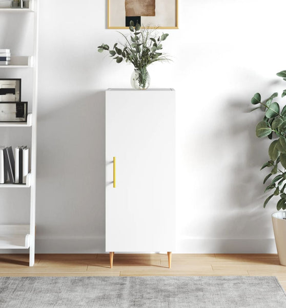 Sideboard Weiß 34,5x34x90 cm Holzwerkstoff