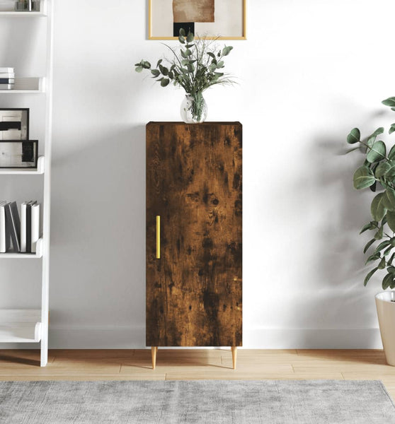 Sideboard Räuchereiche 34,5x34x90 cm Holzwerkstoff