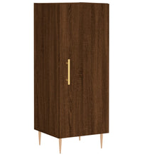 Sideboard Braun Eichen-Optik 34,5x34x90 cm Holzwerkstoff