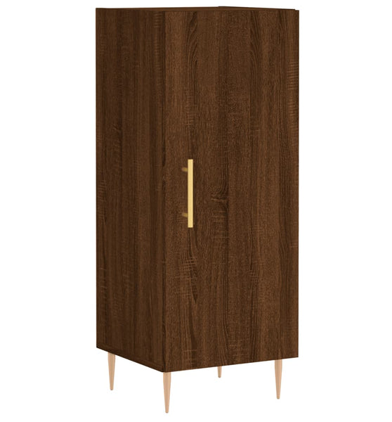Sideboard Braun Eichen-Optik 34,5x34x90 cm Holzwerkstoff