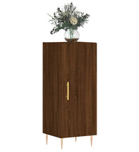 Sideboard Braun Eichen-Optik 34,5x34x90 cm Holzwerkstoff