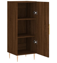 Sideboard Braun Eichen-Optik 34,5x34x90 cm Holzwerkstoff