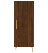 Sideboard Braun Eichen-Optik 34,5x34x90 cm Holzwerkstoff