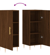 Sideboard Braun Eichen-Optik 34,5x34x90 cm Holzwerkstoff
