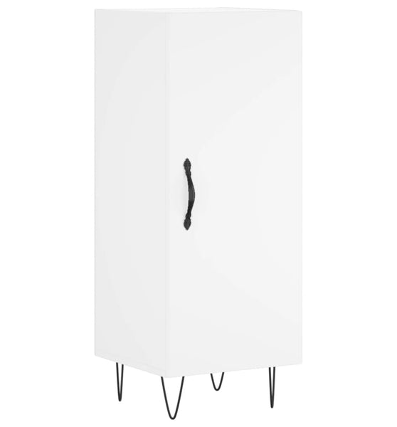 Sideboard Weiß 34,5x34x90 cm Holzwerkstoff